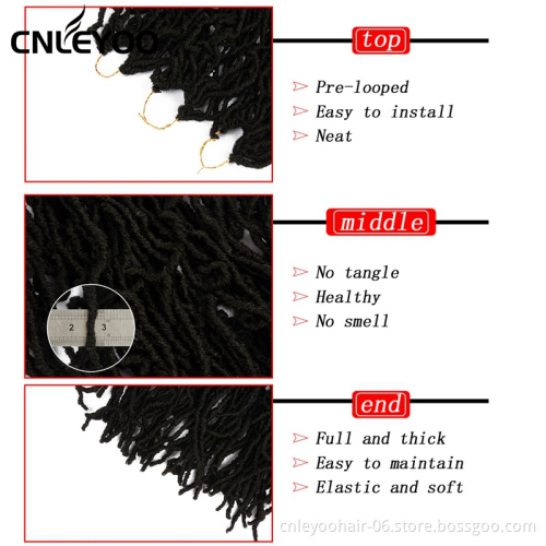 Daily use dating party low temperature fiber 18 inch new faux lace black crochet braid ladies hair wig